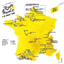 Mapa del Tour 2025.
