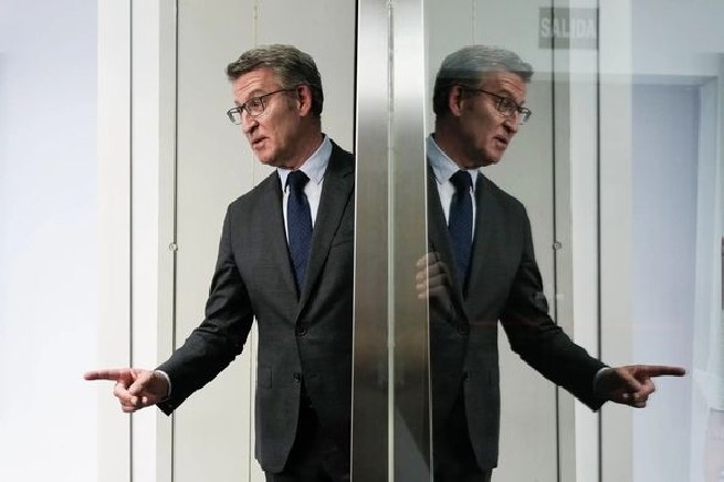 Núñez Feijóo, presidente del Partido Popular.