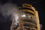 Ataques israelíes contra edificios en Beirut.