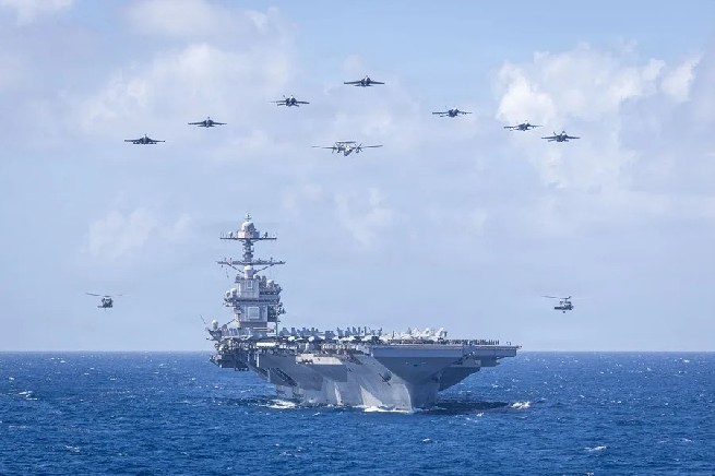 Portaaviones USS Gerald Ford. 