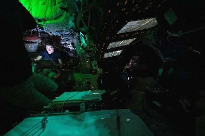 Los astronautas en Artemis II.