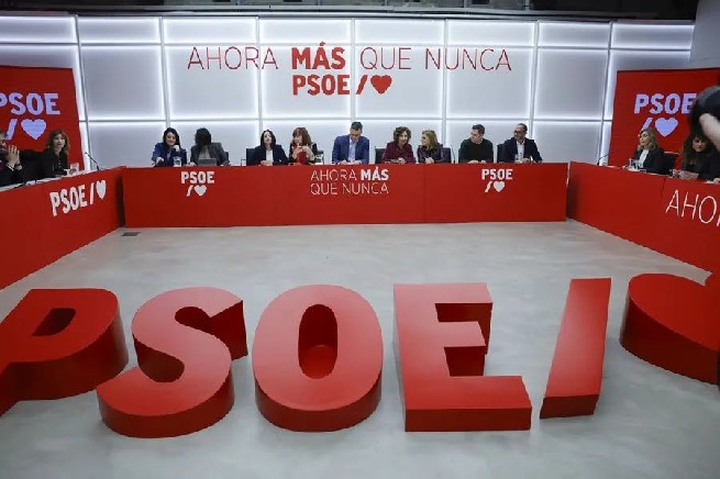 Foto de archivo de una reuníon del PSOE.