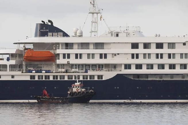 El crucero neerlandés MV Hondius.