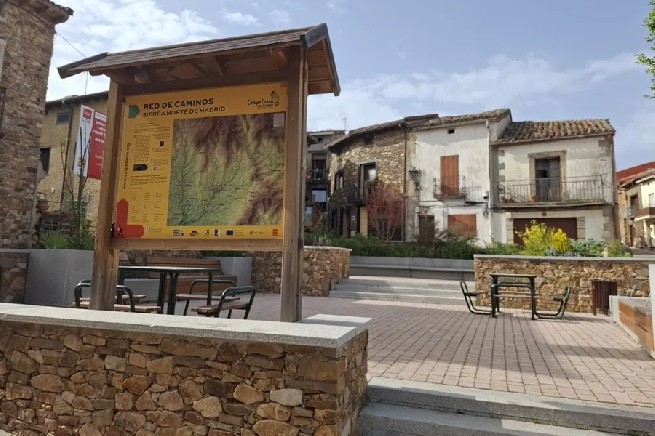 Un pequeño pueblo.