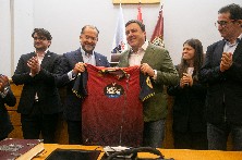 Recepción na Deputación da Coruña.