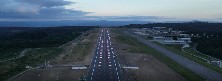 Reapertura del aeropuerto de Santiago.