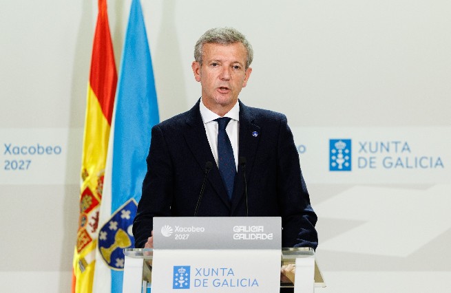 Alfonso Rueda, presidente de la Xunta.