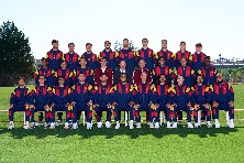 Foto oficial de la selección española. 