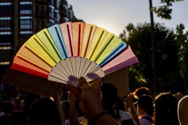 Una manifestación del Orgullo LGTBIQ+.
