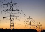 Postes de electricidad.