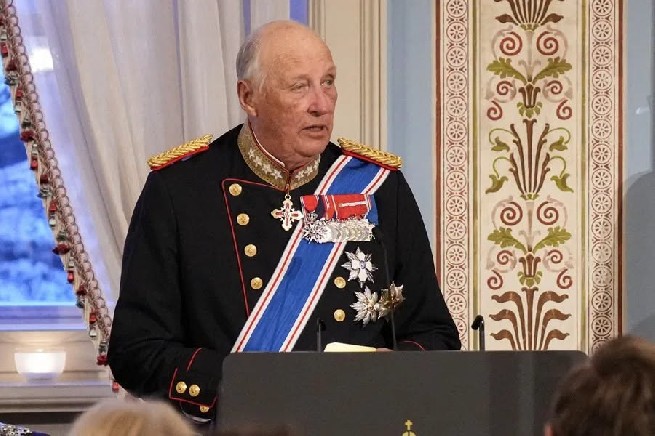 El rey Harald V. 
