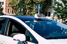 Foto de archivo de un taxi.