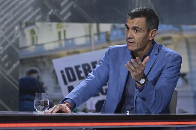 Pedro Sánchez, en el El Intermedio.