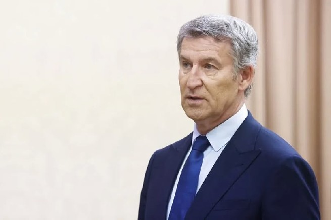 Núñez, Feijóo, presidente del Partido Popular.