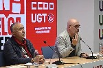 Pepe Álvarez (I) y Unai Sordo.