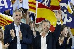 Núñez Feijóo (d), y Xavier García Albiol.