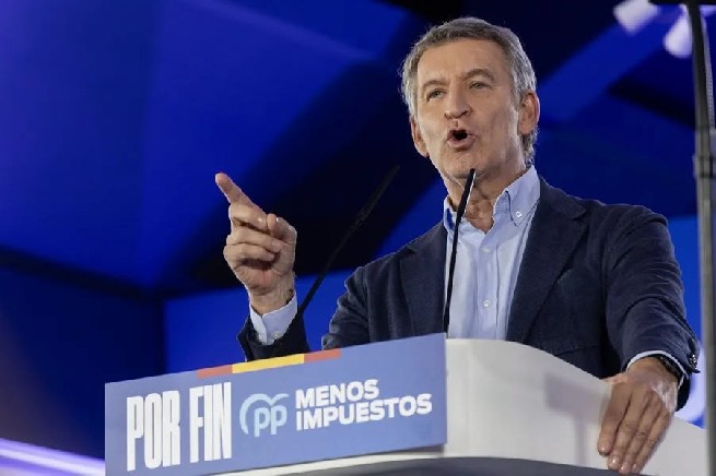 Núñez Feijóo, presidente del Partido Popular.