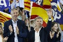 Núñez Feijóo (d), y Xavier García Albiol.
