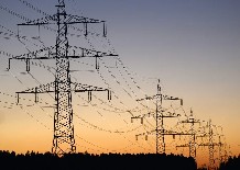 Un tendido eléctrico.