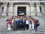 Delegación de cincuenta jueces de Portugal.