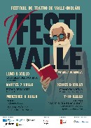 Cartel del festival de teatro FestiValle.