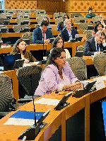 A eurodeputada do BNG, Ana Miranda.