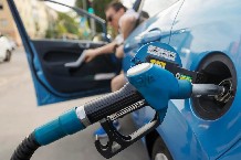 Foto de archivo de archivo de una gasolinera.