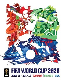 Póster oficial de la Copa Mundial de la FIFA 2026.