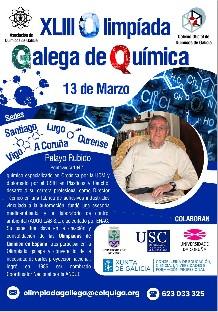 Cartel de la Olimpiada Gallega de Química.
