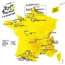 Mapa del Tour 2025.