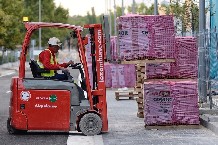 Un trabajador en una obra.