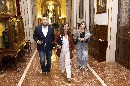 A alcaldesa, Inés Rey (c).