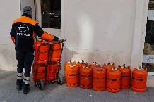 Un repartidor de bombonas.